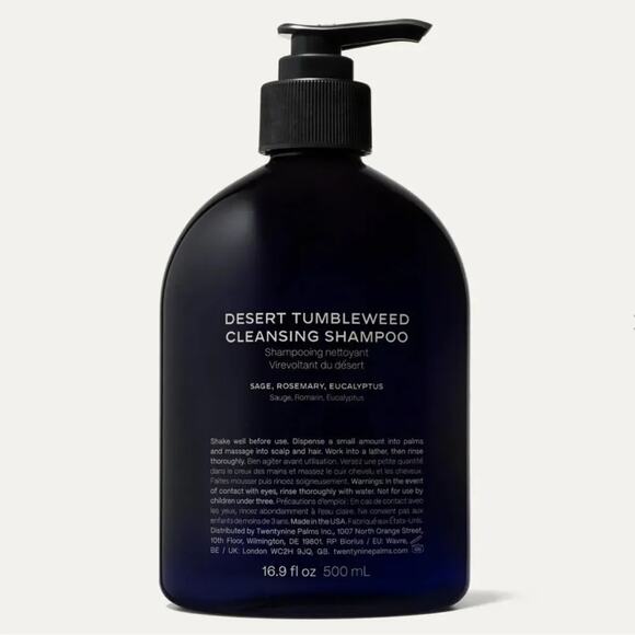 TWENTYNINE PALMS Desert Tumbleweed Cleansing Shampoo Sage Rosemary Eucalyptus - Picture 1 of 4